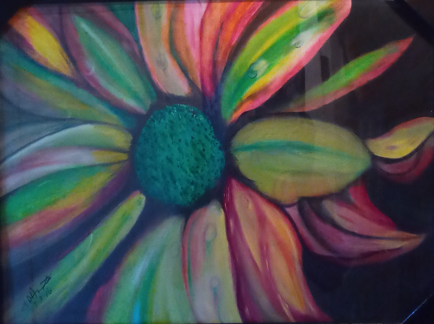 Colorful Sunflower-SOLD
